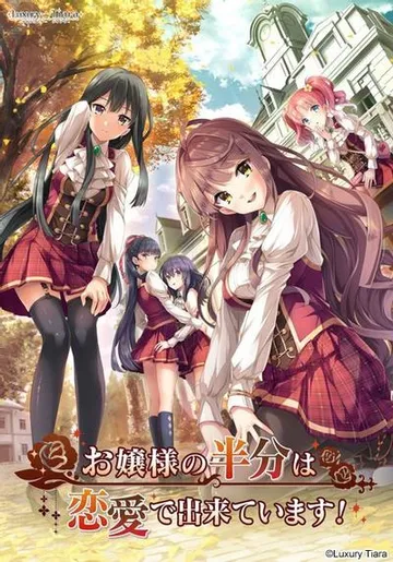 お嬢様の半分は恋愛で出来ています! 封面