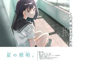 夏の照明。 封面