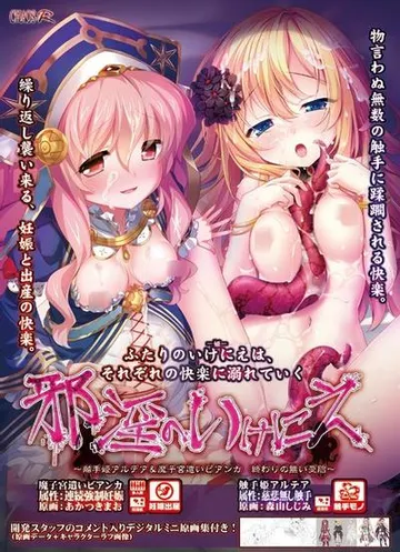 邪淫のいけにえ ～触手姫アルテア＆魔子宮遣いビアンカ 終わりの無い受胎～ 封面