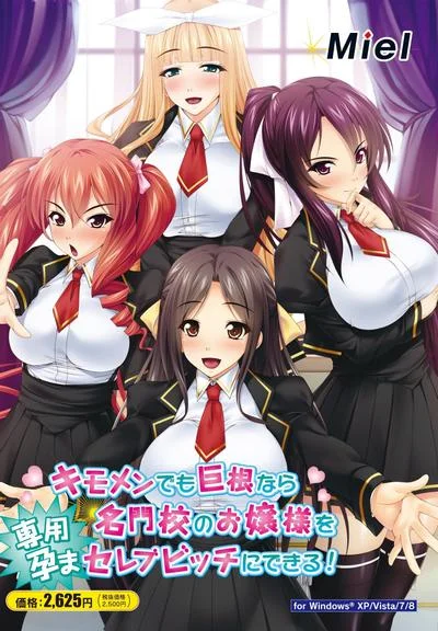 キモメンでも巨根なら名門校のお嬢様を専用孕まセレブビッチにできる! 封面