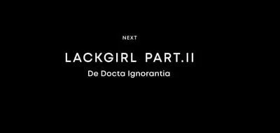 LACKGIRL II - “De Docta Ignorantia.” 封面